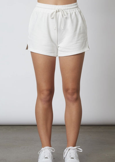 Harper White Drawstring Shorts